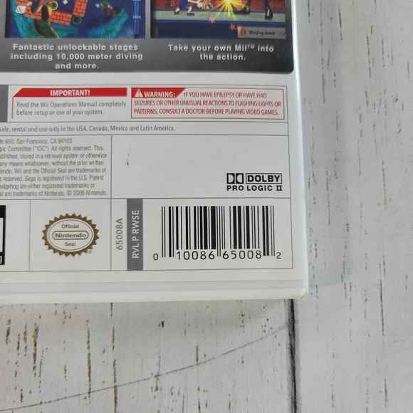 Mario & Sonic at the Olympic Games for Nintendo Wii by Sega - Picture 8 of 9